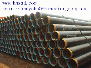 Gas transport welded steel pipe